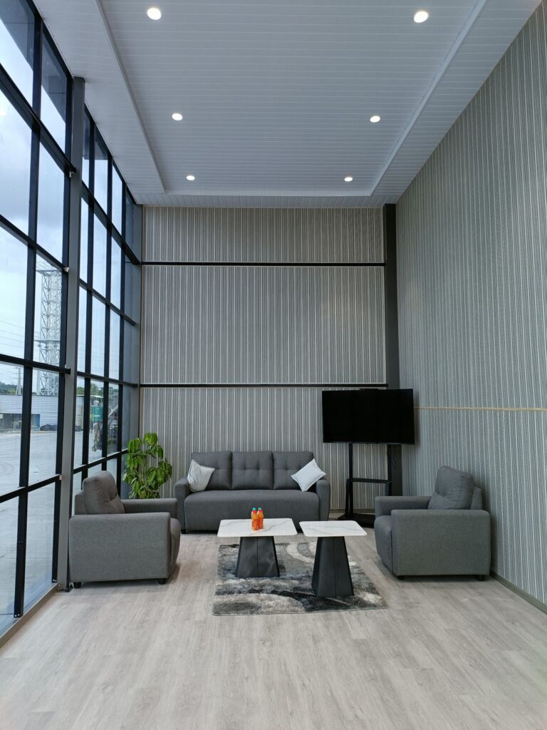 Factory interior designers ,Pvc ceilings and wall panelling interior designers in hyderabad 